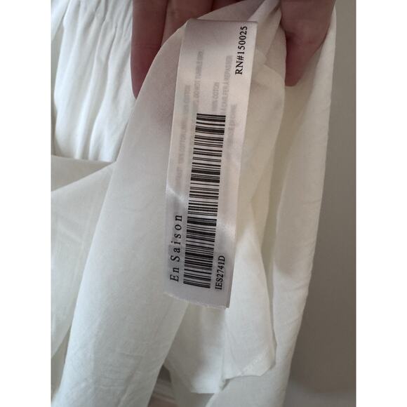 En Saison Emma Eyelet Jumpsuit size M NWT - Picture 14 of 16